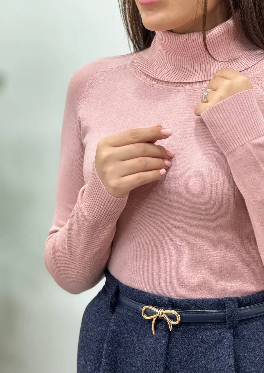 بافت گپ یقه اسکی نیلماه